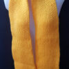 Mustard Yellow-Fashionable 60″ x 7″ Crochet Scarf