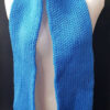 Blue-Fashionable 60″ x 7″ Crochet Scarf