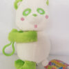 [Toy Bundle] Green Panda  Key Chain Plush Back Zipper Pouch plus Ty Kipper the Brown Kangaroo