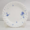 Nikko Scalloped Bone China Blue Flower Saucer