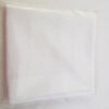 Plain White 14" x 14" Cotton Handkerchief