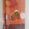 Couple Rabbit Camp Fire and Squirrel with Acorn on a Tree Warm Orange Scarf Handkerchief