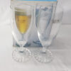 2pc Champagne Goblet 7" Illum Glassware Set