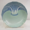 Ceramic Mint Blue Cabbage Salad Plate