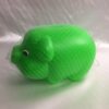 Green 5″ x 9″ Piggy Plastic Coin Money Savings Bank
