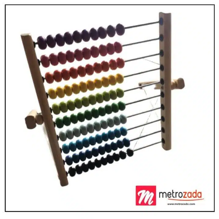 Colorful Wooden Abacus Kids Toy 